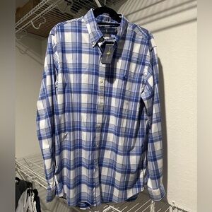 Ralph Lauren Classic Fit Blue and White Check Shirt
